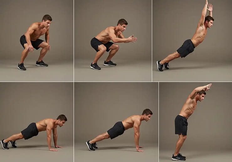 برپی یکی از کامل‌ترین حرکات HIIT است
